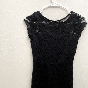 4 FOR $25 - NWOT Black Lace Mini Dress
